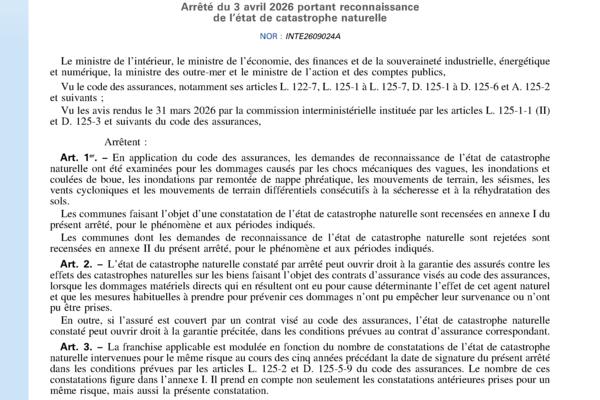 Arrêté préfectoral