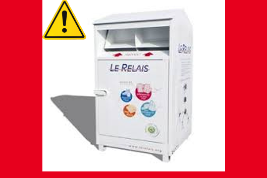 Suspension de la collecte des textiles