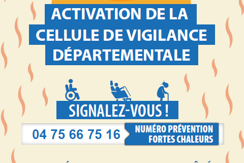 Cellule départementale de vigilance « fortes chaleurs »