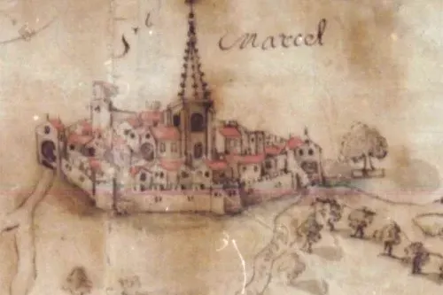 Saint Marcel d'Ardèche en 1677